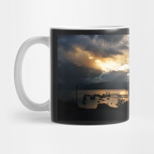 A cloudy Patagonian sunset over the sea Mug